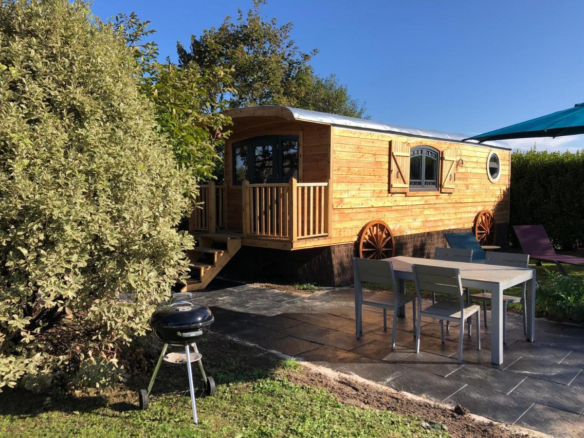 Roulotte Gites O Bien-Etre Massage Spa Sejour Bien-Etre En Hebergement Insolite Roulotte Karantez Ou En Gites Melon Ou Yock A 800 M Des Plages Maison D'Hote Drogou Porspoder Esterno foto