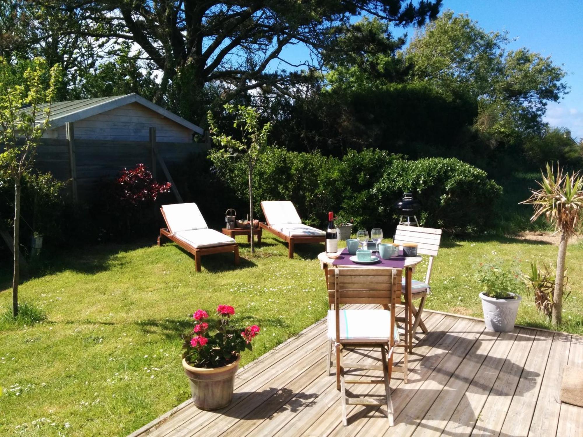 Roulotte Gites O Bien-Etre Massage Spa Sejour Bien-Etre En Hebergement Insolite Roulotte Karantez Ou En Gites Melon Ou Yock A 800 M Des Plages Maison D'Hote Drogou Porspoder Esterno foto